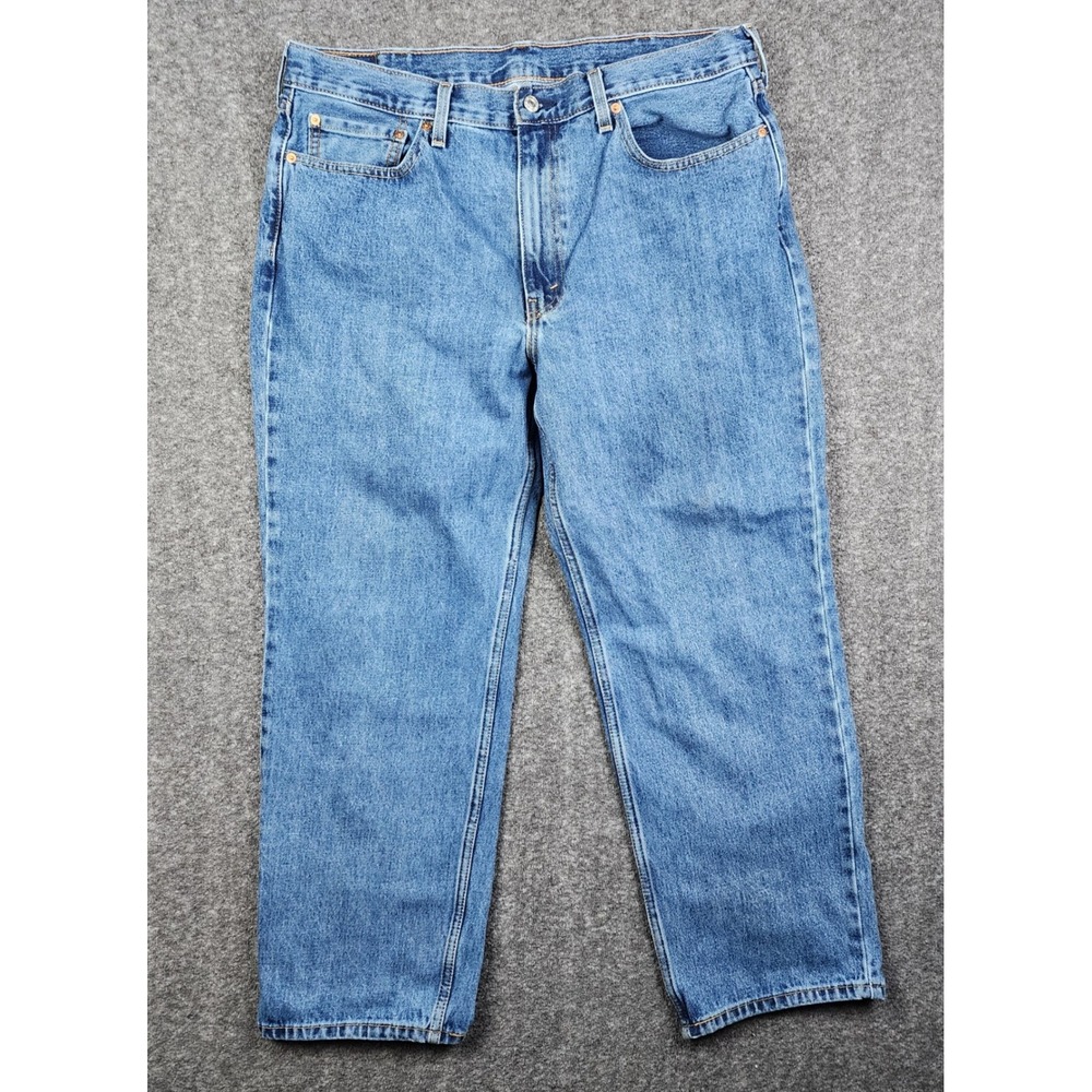 Levi's 550 Relaxed Fit Jeans Men 38x29 Blue Mid Wash Tapered Denim